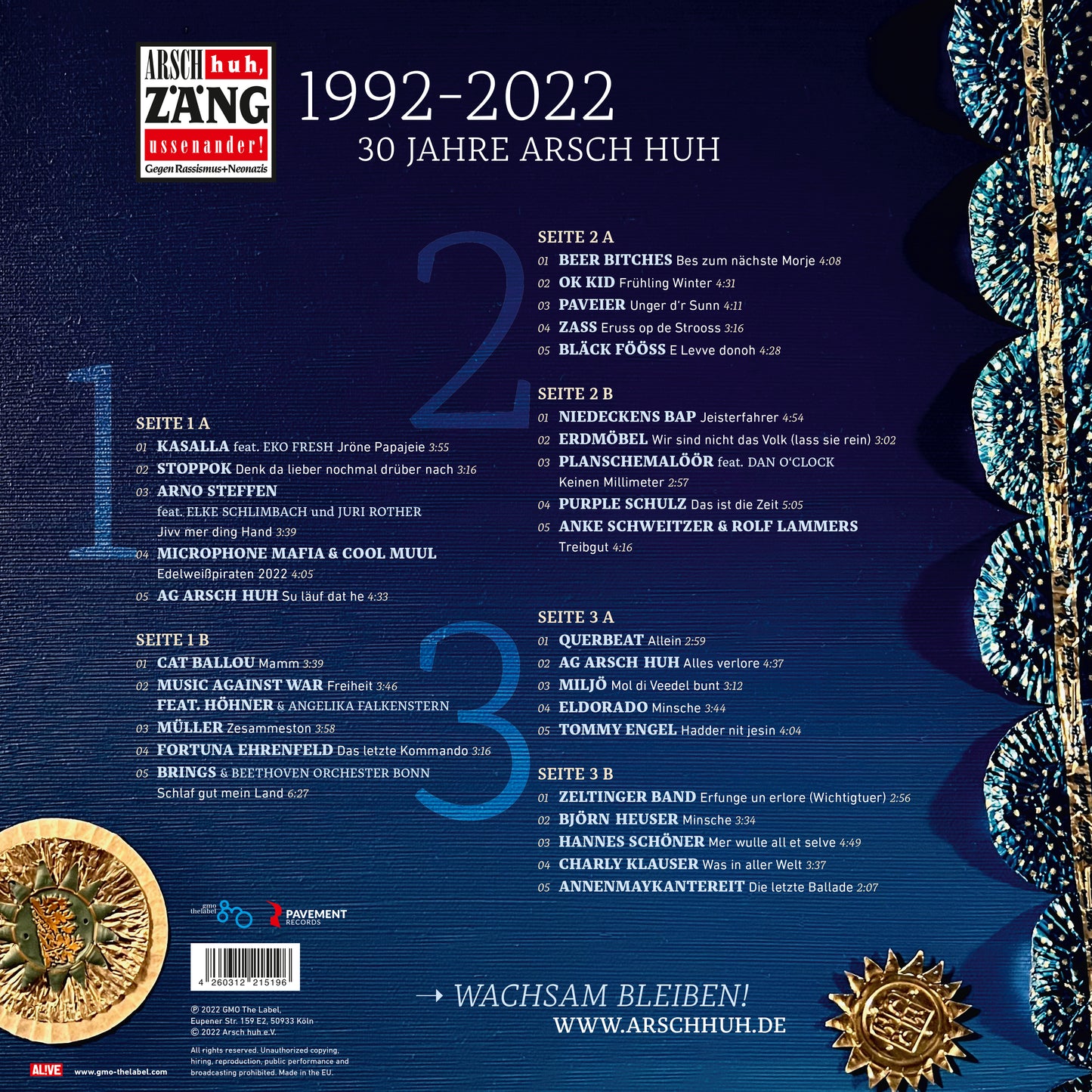 "30 Jahre Arsch Huh - Wachsam bleiben!" (3-fach Vinyl)