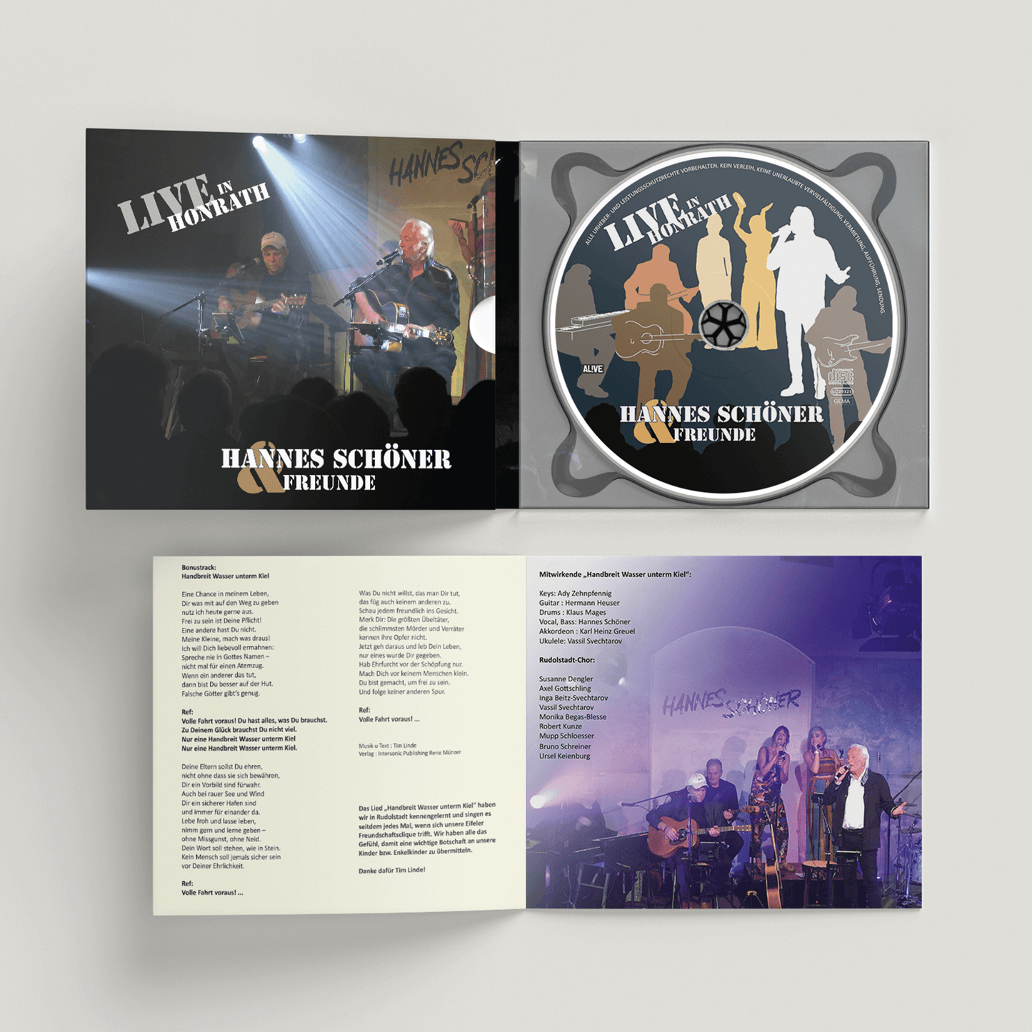 Hannes Schöner & Freunde - Live in Honrath (Digipack)