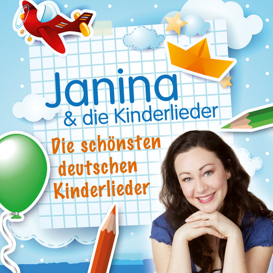Janina & the Children's Songs - The most beautiful German children's songs (CD)