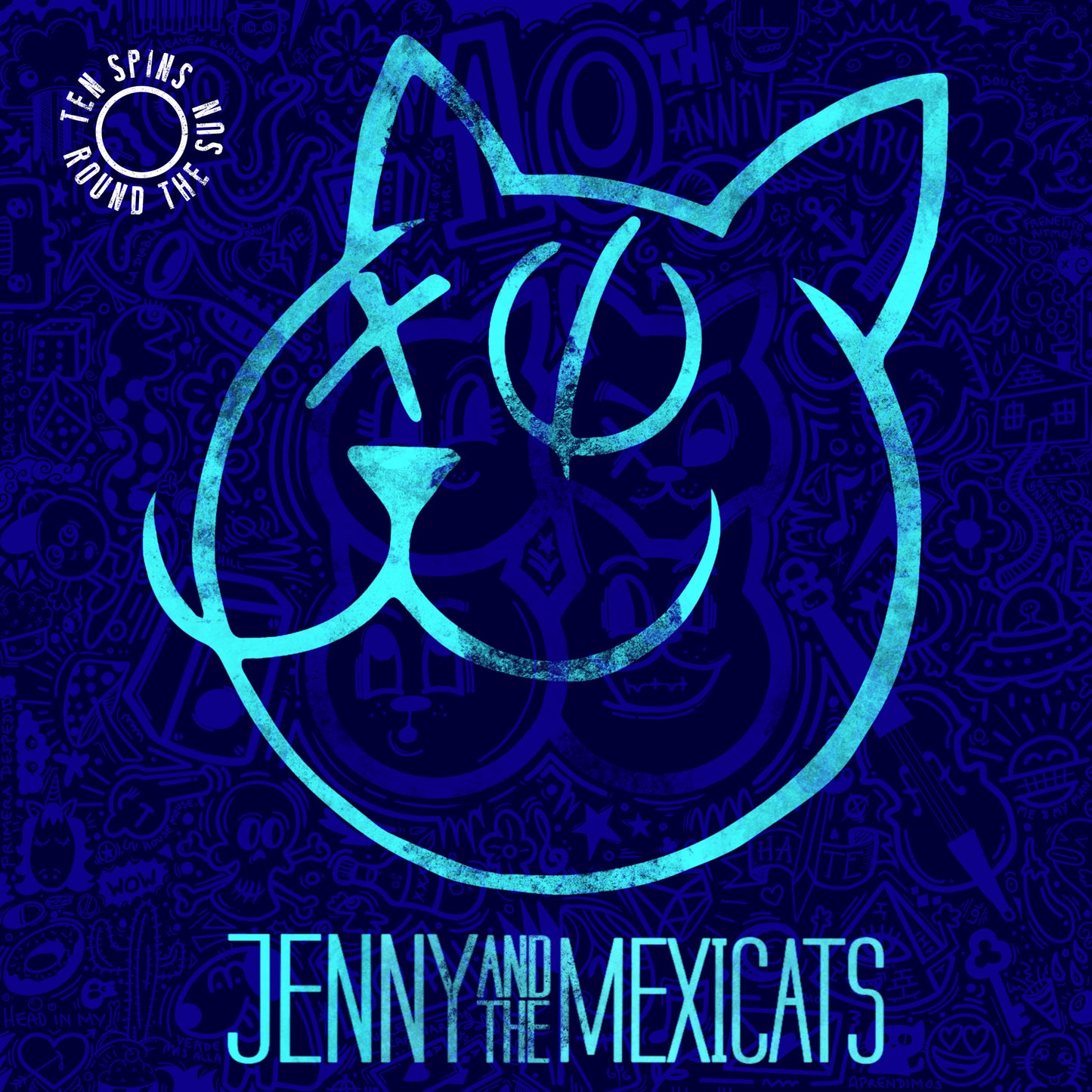 Jenny and The Mexicats - Ten Spins Round the Sun (10 Year Anniversary Album, CD)