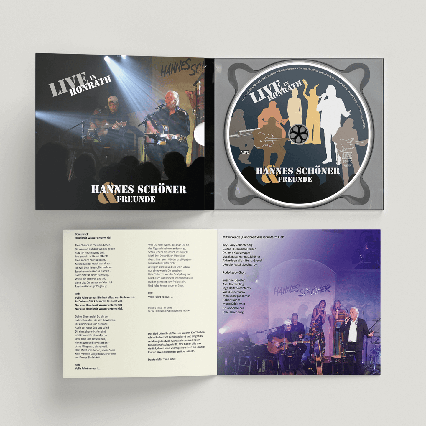 Hannes Schöner & Freunde - Live in Honrath (Digipack)
