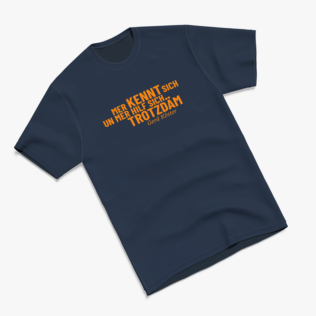 T-Shirt-CD-Bundle Gerd Köster – "Mer kennt sich un mer hilf sich trotzdäm" + "Stabil Nervös (Live an der Mosel)" (Kopie)