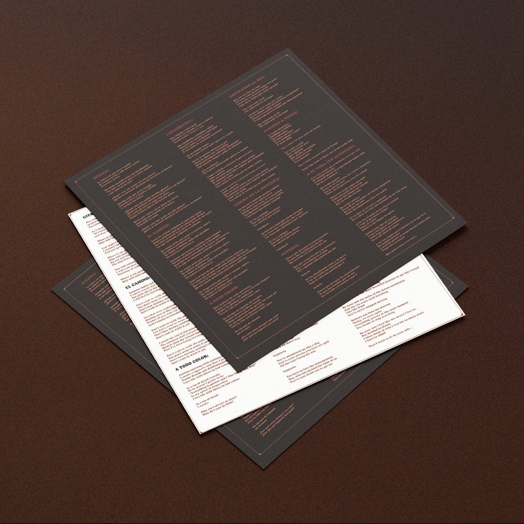 Sarria – Sarria (LP, Vinyl) + Lyric Sheet with English Translations