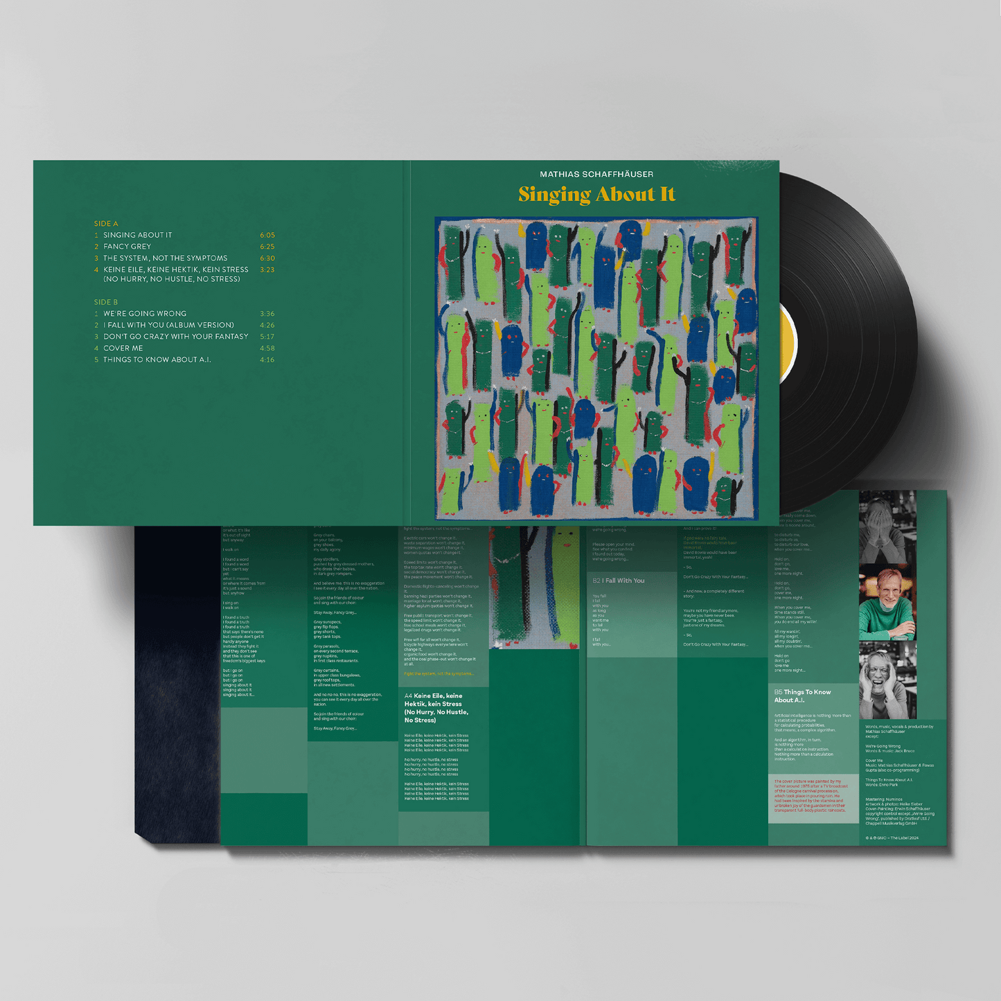 Mathias Schaffhäuser "Singing About It" (Vinyl Album)