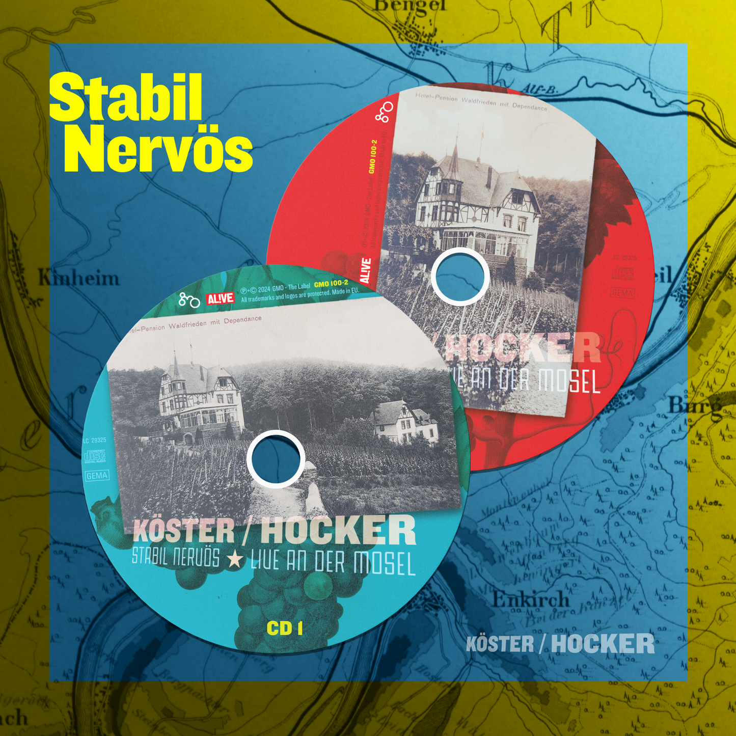 Köster &amp; Hocker - "Stabil Nervös - Live an der Mosel" (Digipack, double CD)