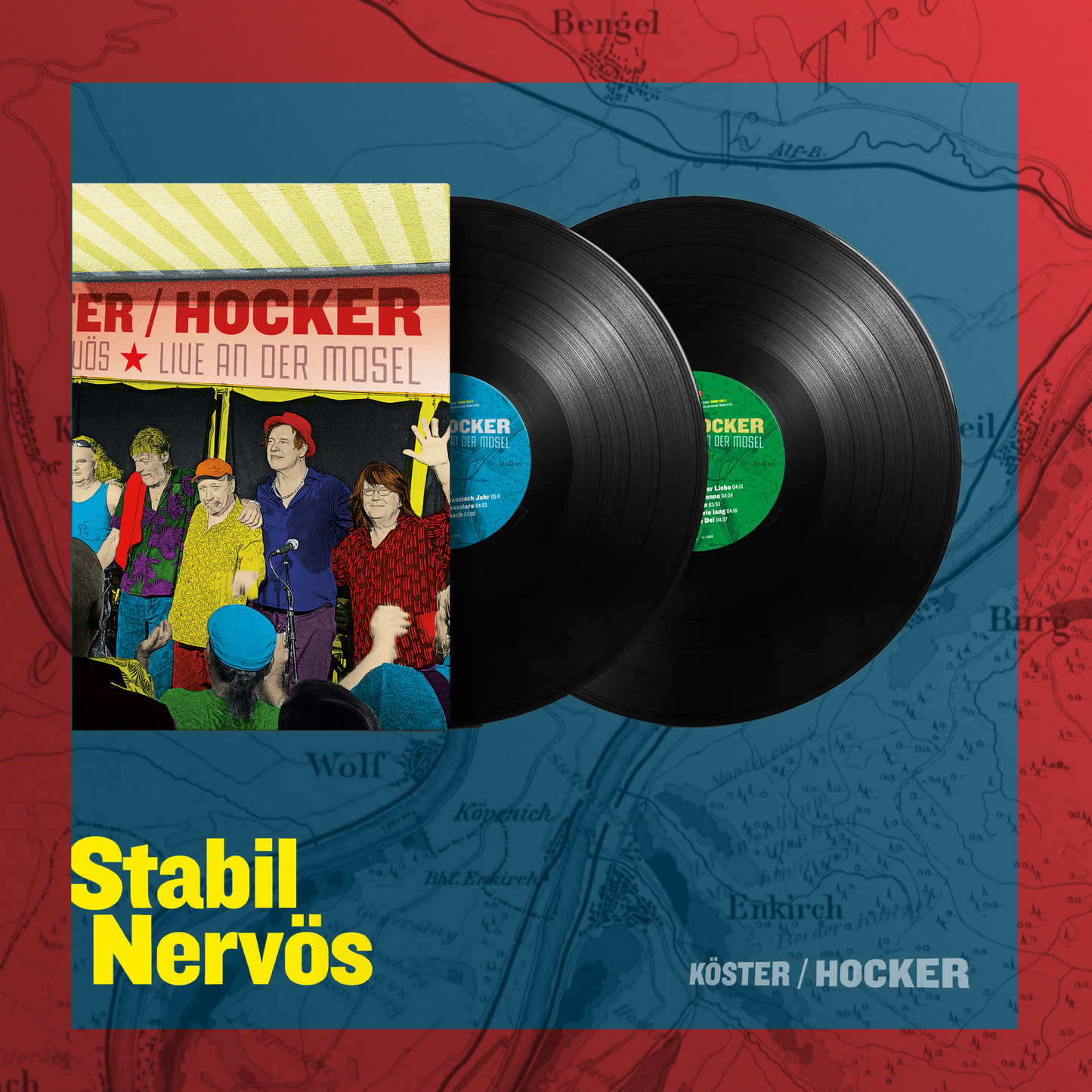 Köster &amp; Hocker - "Stabil Nervös - Live on the Mosel" (2LP)