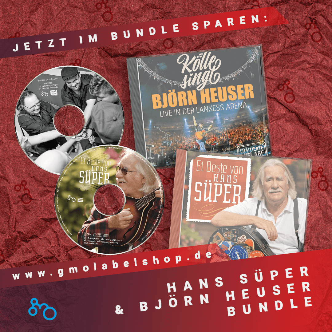 Limitiertes Süper-Heuser-CD-Bundle [Hans Süper – Et Beste + Björn Heuser – Kölle Singt 2016]