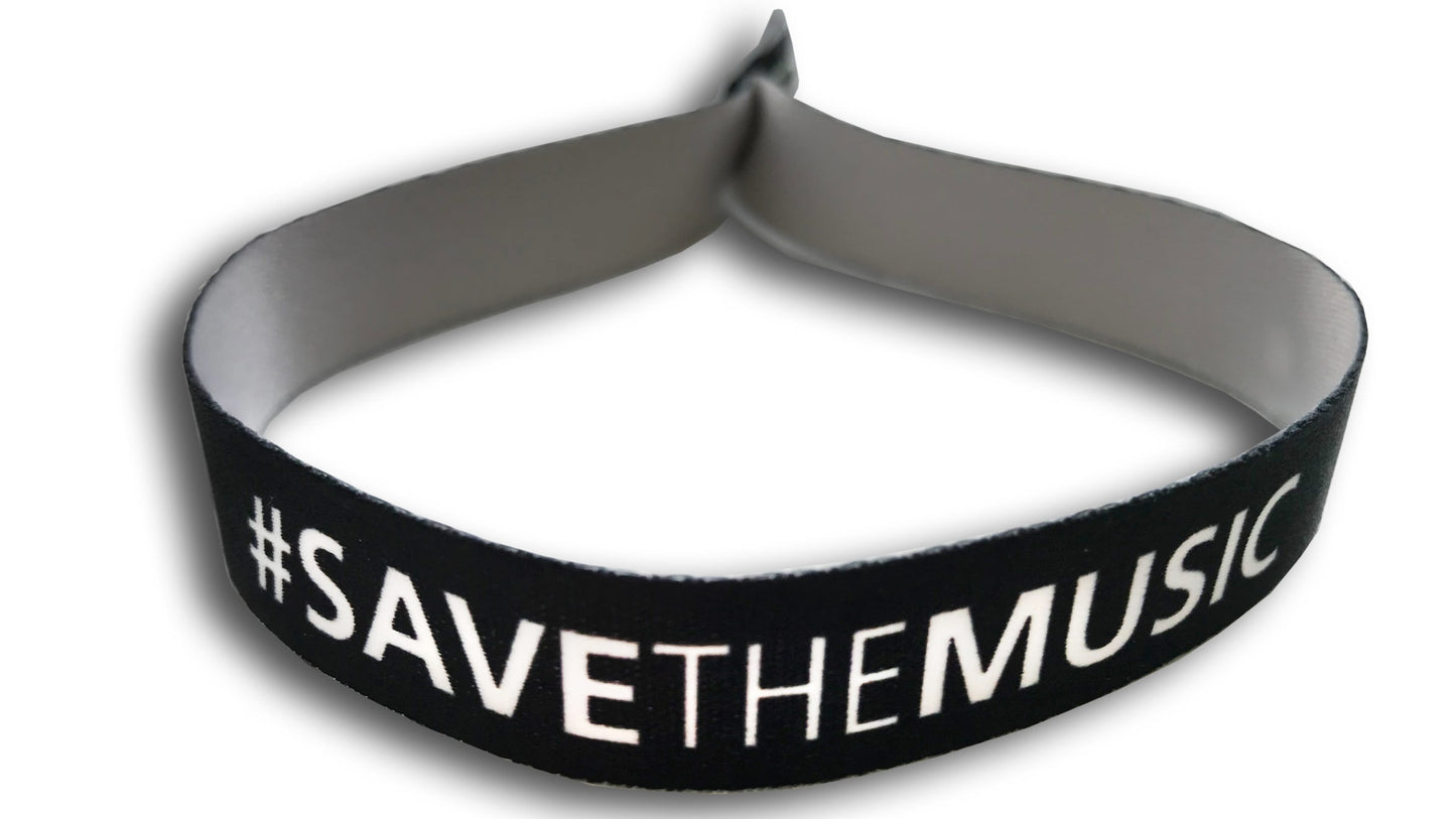 Solidarity festival wristband #savethemusic